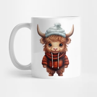 Christmas Baby Highland Cow #1 Mug